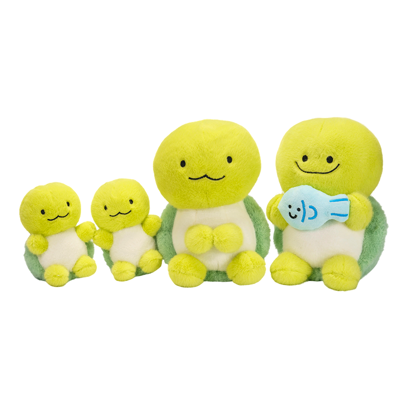 大・中・小のカメのぬいぐるみセット