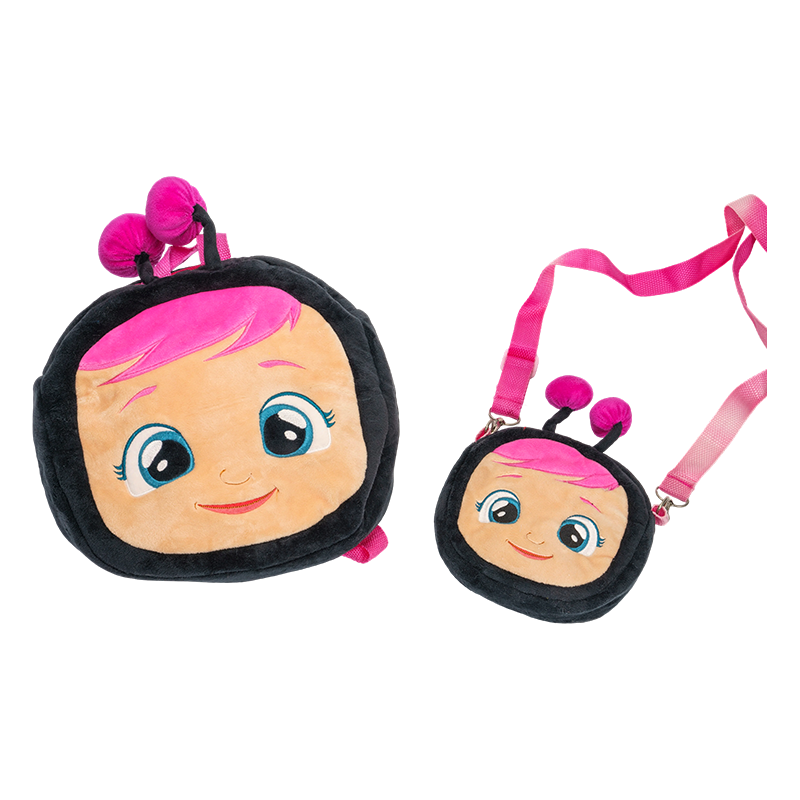 甘いふわふわの頭のぬいぐるみナップサック 甘いふわふわの頭のぬいぐるみナップサック
