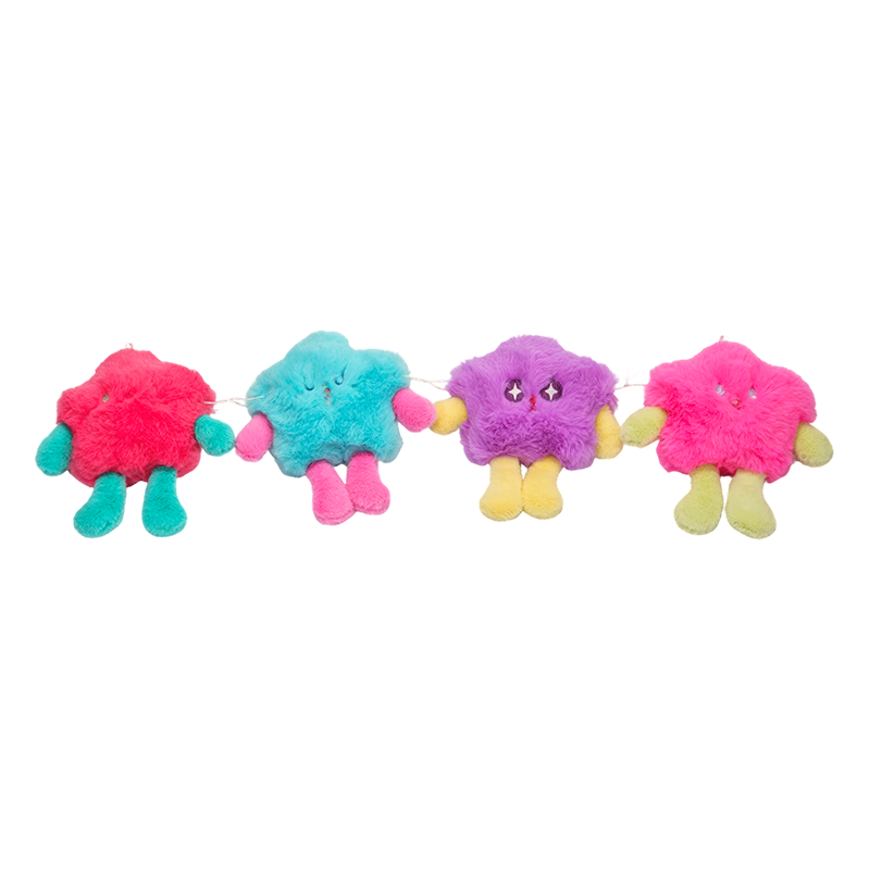 カラフルでかわいいふわふわモンスターぬいぐるみ カラフルでかわいいふわふわモンスターぬいぐるみ